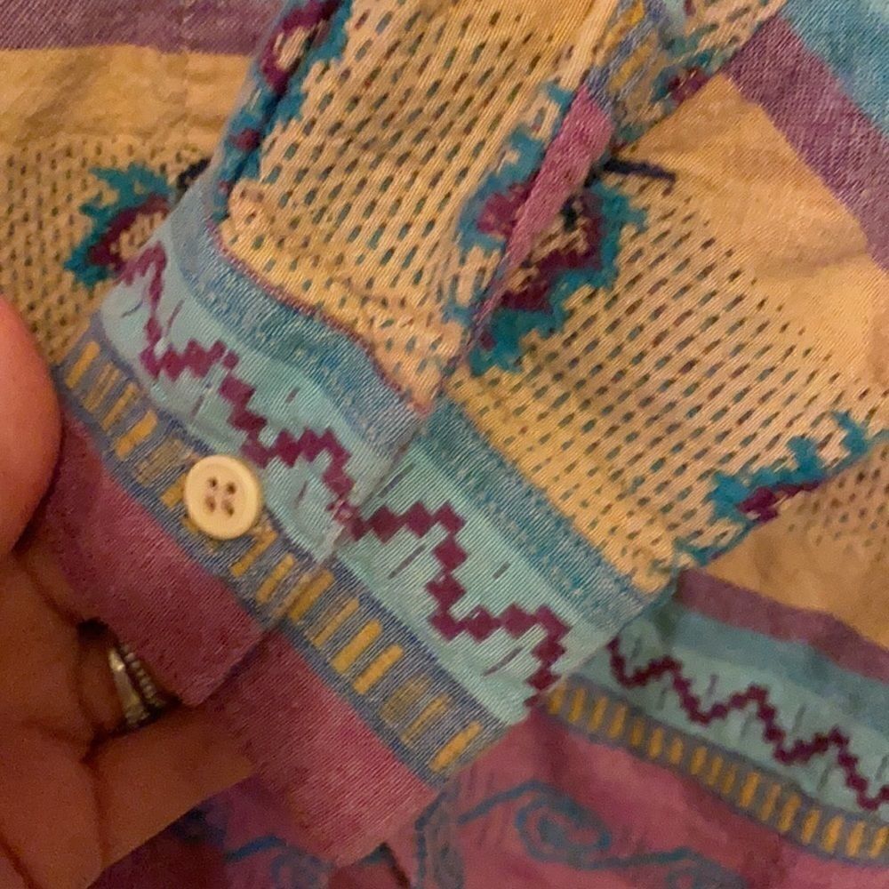 Chic | Vintage Chic Multi Print Southwestern Leaf… - image 6